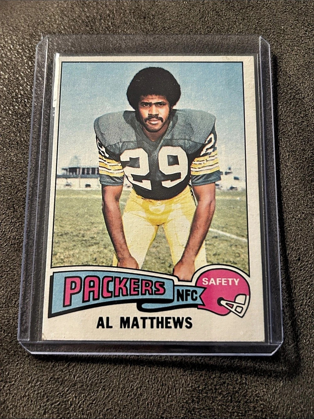 Al Matthews Green Bay Packers 1975 Topps Card #261
